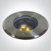 UGRADBENA VANJSKA PODNA SVJETILJKA LED 3x1,5W WW 36deg 230V SS316L IP67