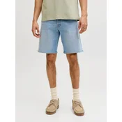 Jack & Jones Kratke hlače iz tkanine Rick Original 12290839 Modra Regular Fit