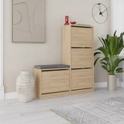 HANAH HOME Cipelarnik Dude Oak