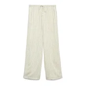 VERO MODA Hlače VMROSIE  ecru / siva
