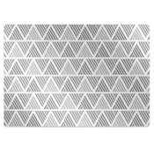 Decormat Podloga za stol Pattern in triangles 120x90 cm 2 cm