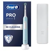 Oral-B elektricna cetkica  Pro 1 Caribbean Blue Cros Action + putna torbica