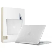 Tech-protect Tech-Protect SmartShell ovitek za MacBook Air 13 M2/M3 (2022-2024) - Prozoren s bleščicami