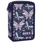 Pernica s priborom Back Up DW - Butterflies, s 2 zatvaraca