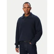 Calvin Klein Pulover LV04LH311G Mornarsko modra Regular Fit