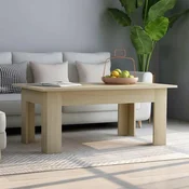 Stolic za kavu boja hrasta 100 x 60 x 42 cm konstruirano drvo