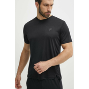 Majica kratkih rukava za trčanje Fila Thionville boja: crna, bez uzorka, FAM0639