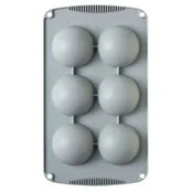 Decora Silikonski kalup za torte za eno porcijo HEMISPHERES BALLS 70mm