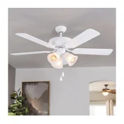 Eglo 35076 - Stropni ventilator LAS PALMAS 3xE27/40W/230V rjav