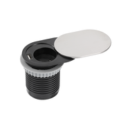 GTV Vgradna vtičnica 1 X ŠUKO in 1 X USB s kablom 1,9m silver slide, (21227077)