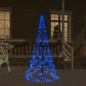Božicno drvce na stijegu 200 LED žarulje plave 180 cm