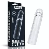 LoveToy Flawless Clear Penis Sleeve Add 2 Clear