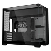 Računalniško ohišje Lian Li O11 Vision-M, Micro-ATX, kaljeno steklo, črno