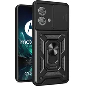 GS Oklepni ovitek za Motorola Edge 40 Neo, CamShield Slide, črn