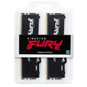 DDR5 64GB 5600MHz CL40 KIT (2x32GB) Kingston RGB Fury Beast XMP3.0 1,25V Fury črna (KF556C40BBAK2-64)