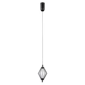 ITALUX PND-34403-1-BK - LED luster na sajli SEVILLA LED/5W/230V 3000K crna