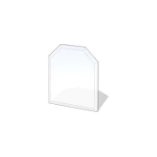 Steklo pod kaminom 1200x1000x8 mm