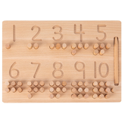 Drvena igra Smart Baby - Učenje brojeva, brojanja i pisanja