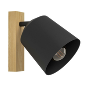 EGLO Cotorro Spot rasveta, E27, 1x25W, IP20, Braon-crna