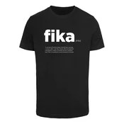 Mister Tee Majica Fika  črna / bela