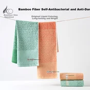 Bamboo 100 Set peškira, 35x74cm, 2 komada, Višebojni