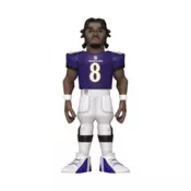 Lamar Jackson 8 Baltimore Ravens Funko Gold Premium figura 13 cm