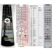 General ROADSTAR LCD-1592KL - compatible General-branded remote control