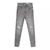 Bershka Kavbojke siv denim