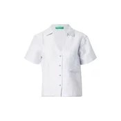 UNITED COLORS OF BENETTON Bluza svetlo modra/bela