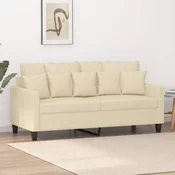 Dvosjed od tkanine krem 140 cm