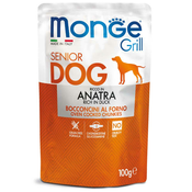 MONGE Vlažna hrana za starije pse grill sosic sa pacetinom 100g