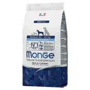 Monge Daily Medium Puppy and Junior, Piletina - 3 kg