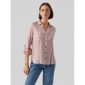 VERO MODA Bluza VMBumpy  staro roza / bela
