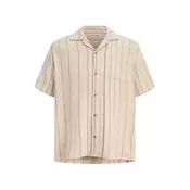 JACK & JONES Srajca JJEBradley  kremna / rjava / bela