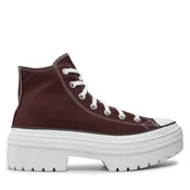 Modne superge Converse Chuck Taylor All Star Lugged Heel Platform A09401C Bordo rdeča