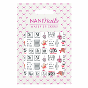 Vodne nalepke za nohte NANI 2D – 180