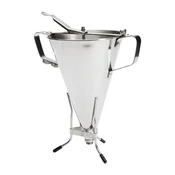 KWIK MAX piston funnel for batter dosing, with stand, 3.3 l - de Buyer