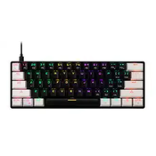 Tastatura Gamdias Aura GK2 Mehanicka 60% RGB belocrna