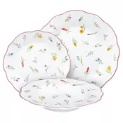 Kombiservice Millefiori Keramik 6 Personen Blumendekor