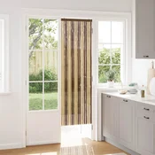 Zavjesa protiv insekata Chenille Smeda i bež 56 x 185 cm