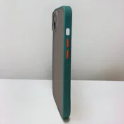Infostyle Ovitek Black View za iPhone 14 Temno zelena/PC + TPU silikon