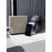 Cobyco Rucno pravljeni kaiš, Kožni, Crni