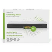 Laminirna folija NEDIS/ format A6/ 100 mic/ velikost 154 x 111 mm/ prozorna/ 100 pakiranj