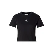 Calvin Klein Jeans Majica črna/bela