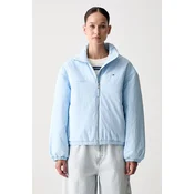 Tommy Jeans Prehodna jakna svetlo modra