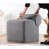 Atelier del Sofa Tabure 45x56x60cm, Sivo