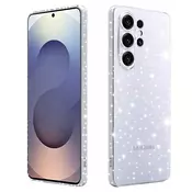 Prozoren TPU gel ovitek Techsuit SparkleSkin za Samsung Galaxy S26 Ultra