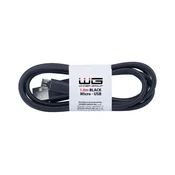 Winner Group - USB kabl Micro USB / USB-A 1m crni