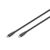 Digitus AK-300342-020-S USB kabel USB 3.2 Gen 2 (3.1 Gen 2) 2 m USB C Črna