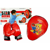 Boxer Set with Gloves TargetGO – Kart na akumulator – (B-Stock) crveni